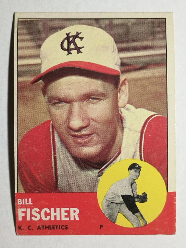 1963 Topps #301 Bill Fischer (EX)