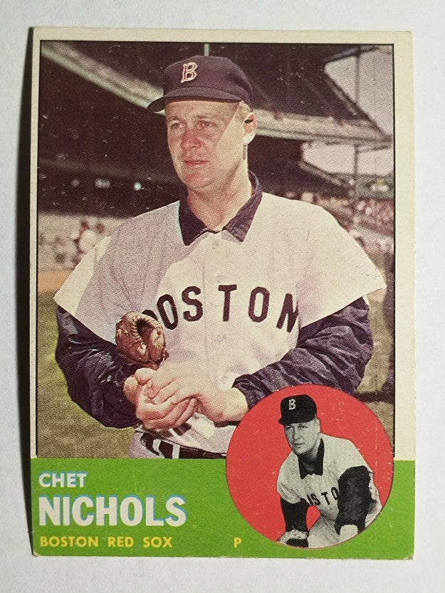 1963 Topps #307 Chet Nichols (EX)