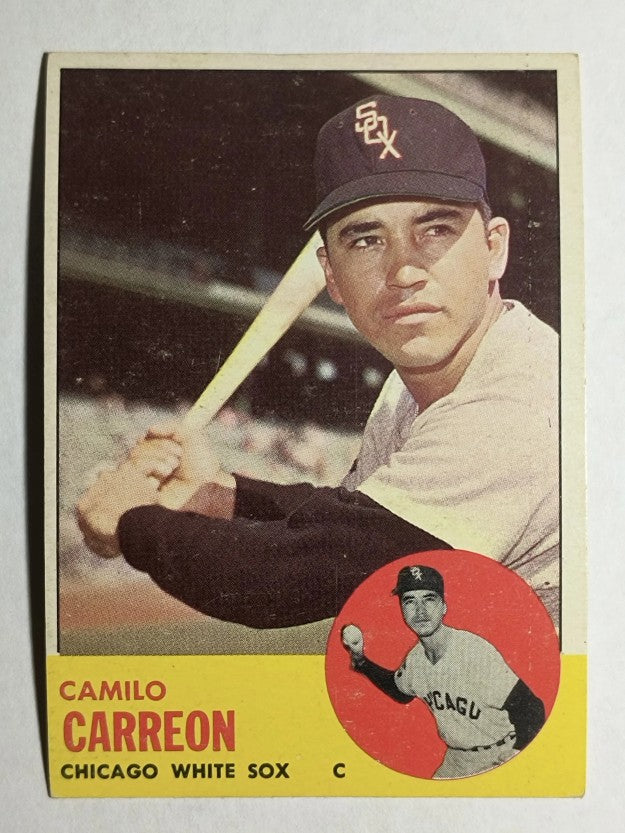 1963 Topps #308 Camilo Carreon (EX)