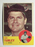 1963 Topps #322 Bob Turley (VGEX)