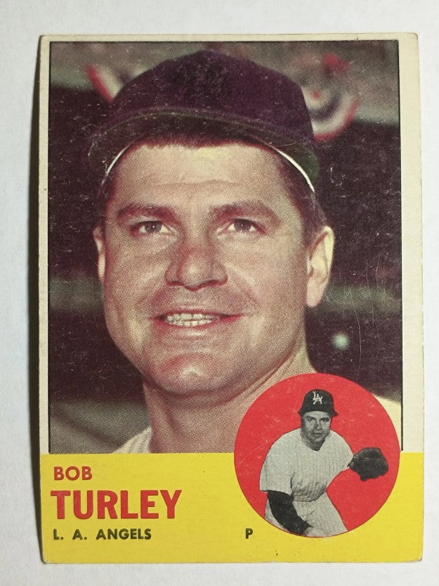 1963 Topps #322 Bob Turley (VGEX)