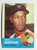 1963 Topps #330 Chuck Hinton (VG)