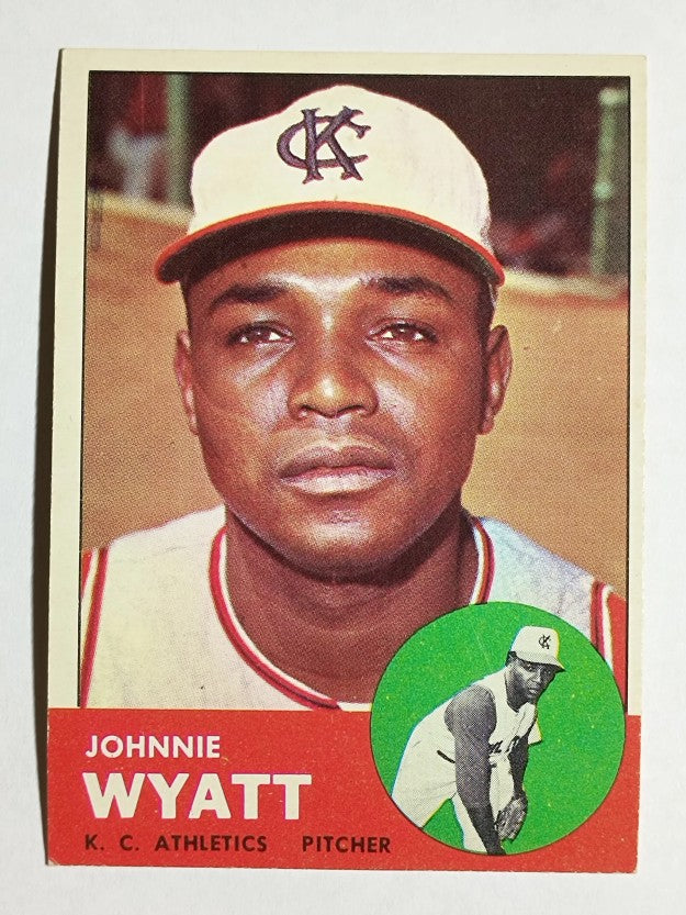 1963 Topps #376 John Wyatt RC (EX)