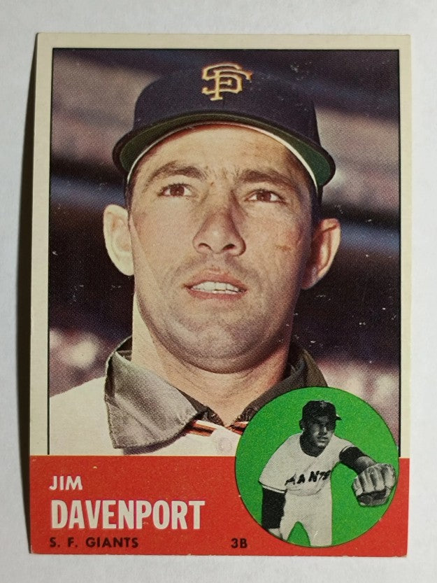 1963 Topps #388 Jim Davenport (EXMT)
