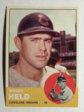 1963 Topps #435 Woody Held (NMMT)