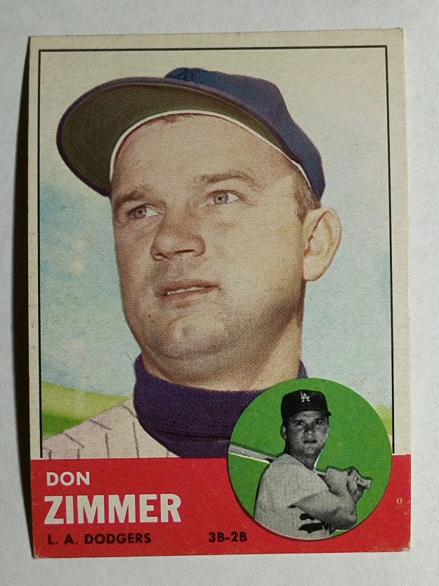 1963 Topps #439 Don Zimmer (EX)