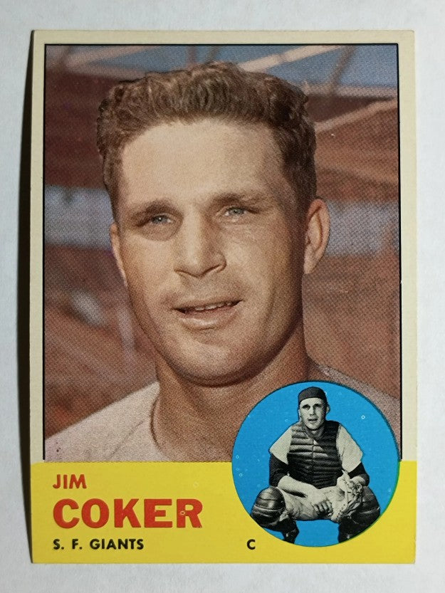 1963 Topps #456 Jim Coker (EXMT)