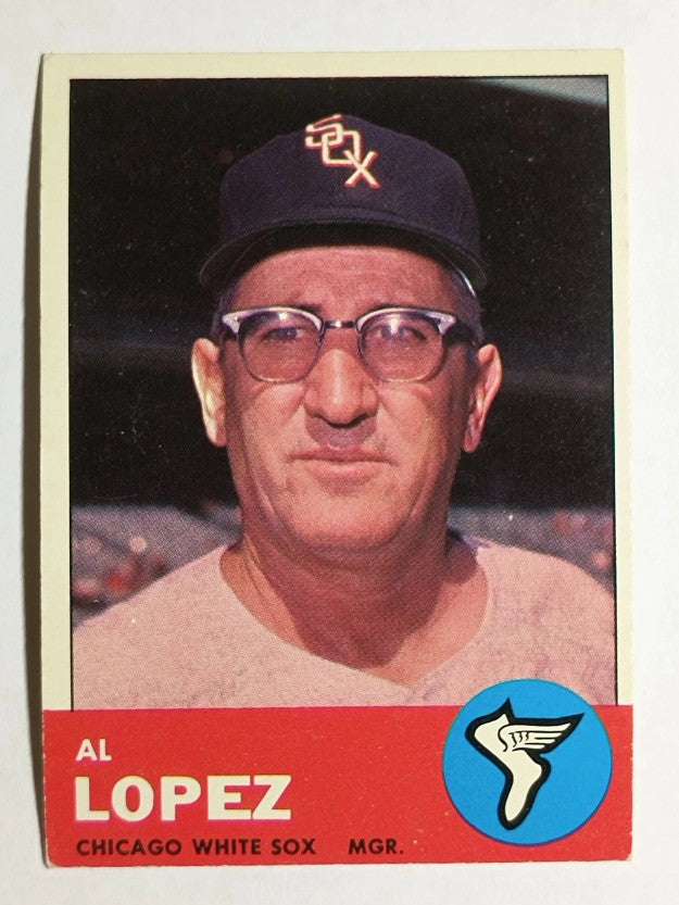 1963 Topps #458 Al Lopez MG (EXMT)