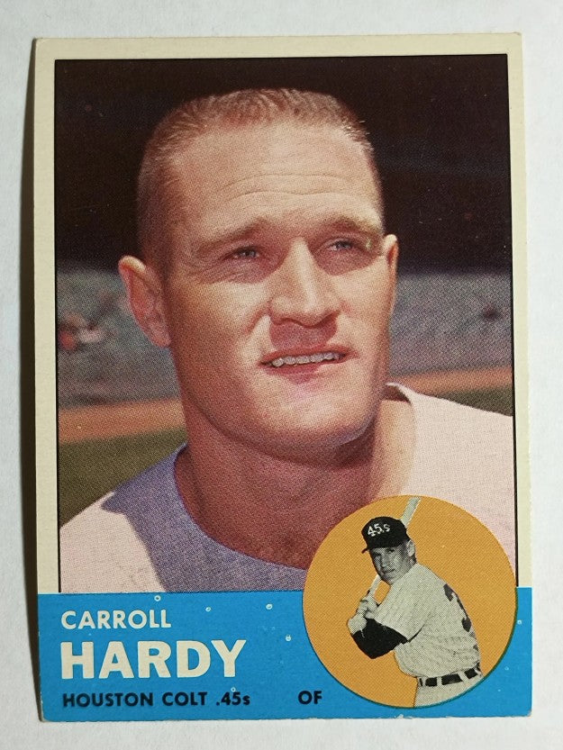 1963 Topps #468 Carroll Hardy (EX)