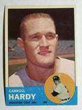 1963 Topps #468 Carroll Hardy (EX)