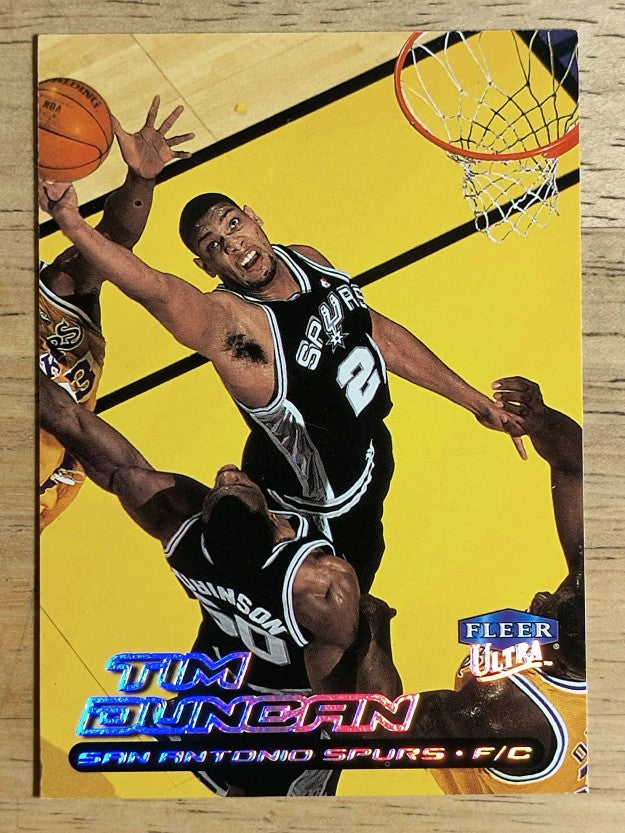 1999-00 Ultra #80 Tim Duncan