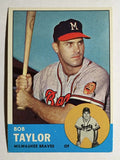 1963 Topps #481 Bob Taylor (EX)
