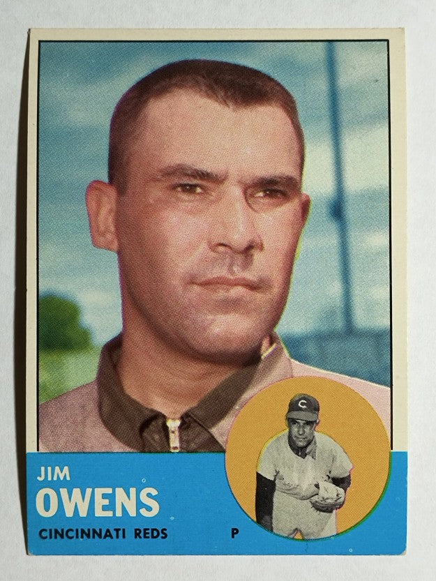 1963 Topps #483 Jim Owens (EXMT)