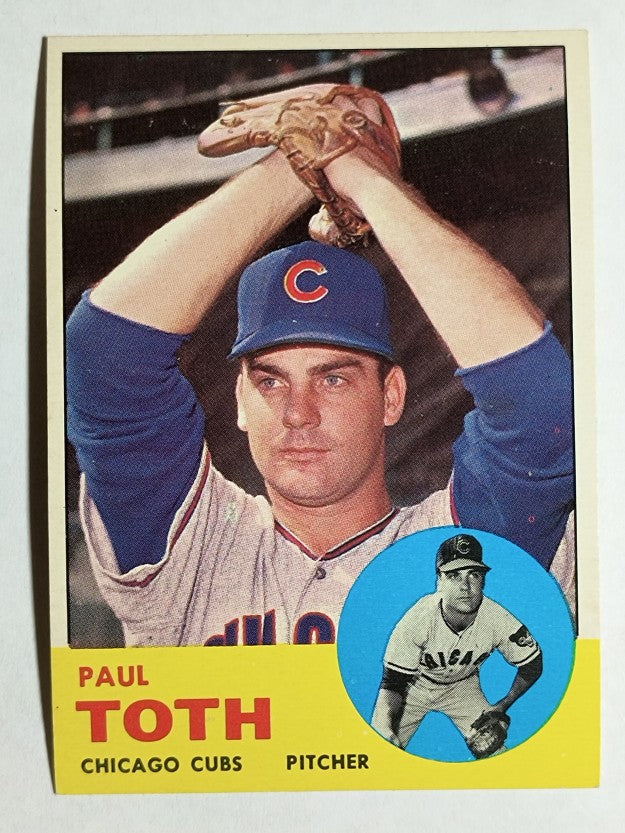1963 Topps #489 Paul Toth RC (EXMT)