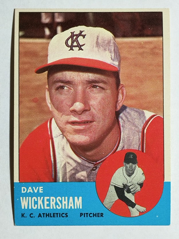 1963 Topps #492 Dave Wickersham (NM)