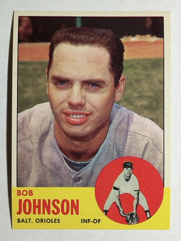 1963 Topps #504 Bob Johnson (NMMT)