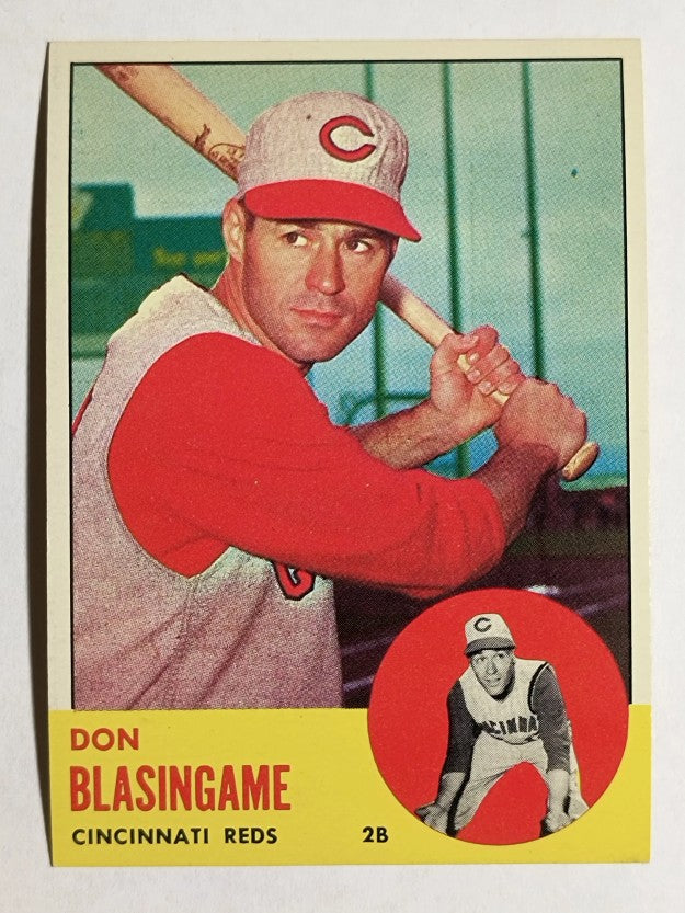 1963 Topps #518 Don Blasingame (NMMT)