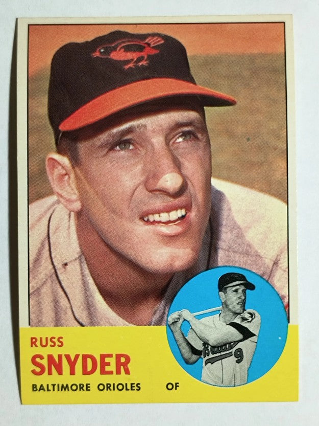 1963 Topps #543 Russ Snyder (NMMT)