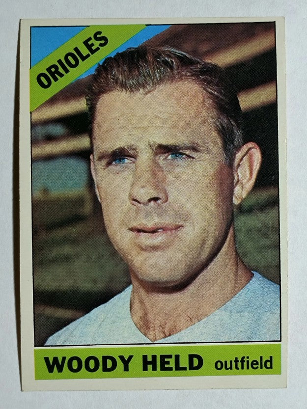 1966 Topps #136 Woody Held (EXMT)