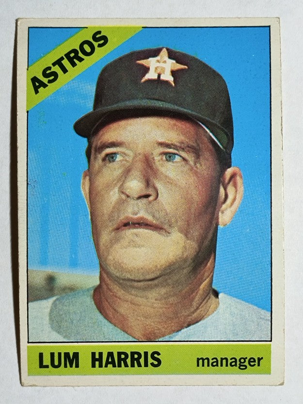 1966 Topps #147 Lum Harris MG (EX)