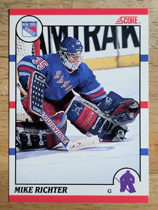 1990-91 Score Canadian #74 Mike Richter RC