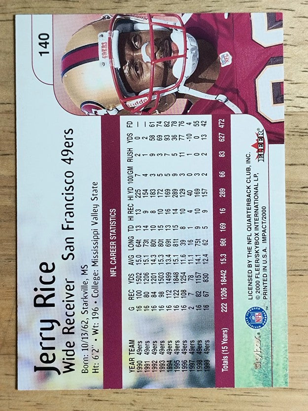 2000 Impact #140 Jerry Rice