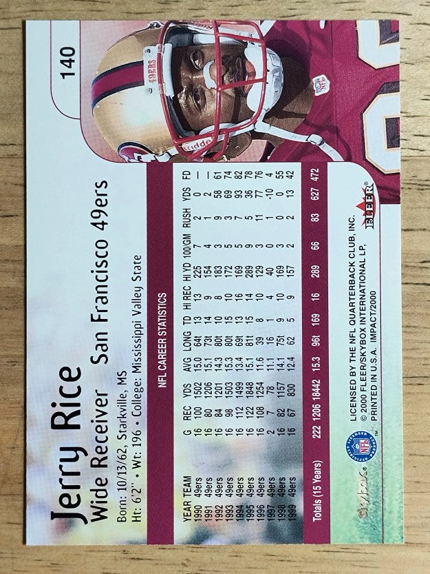 2000 Impact #140 Jerry Rice