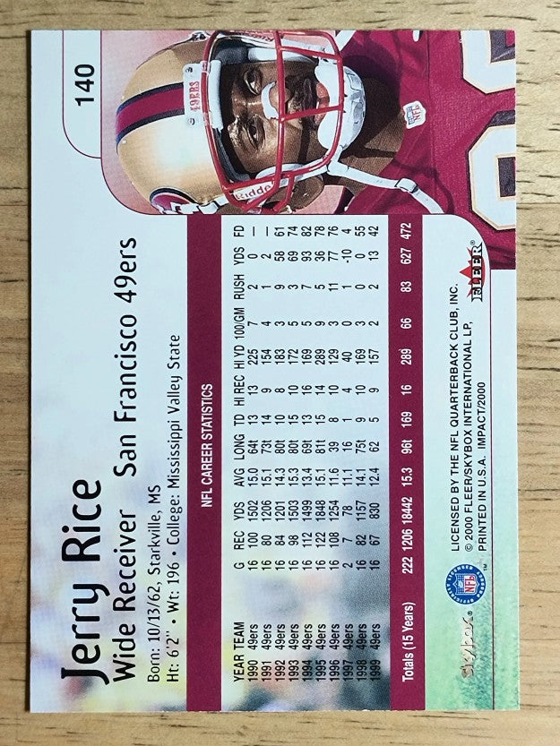 2000 Impact #140 Jerry Rice