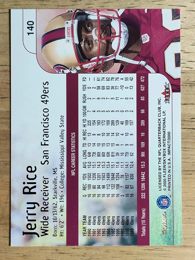 2000 Impact #140 Jerry Rice