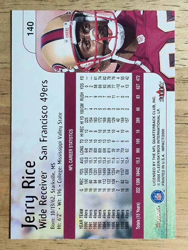 2000 Impact #140 Jerry Rice