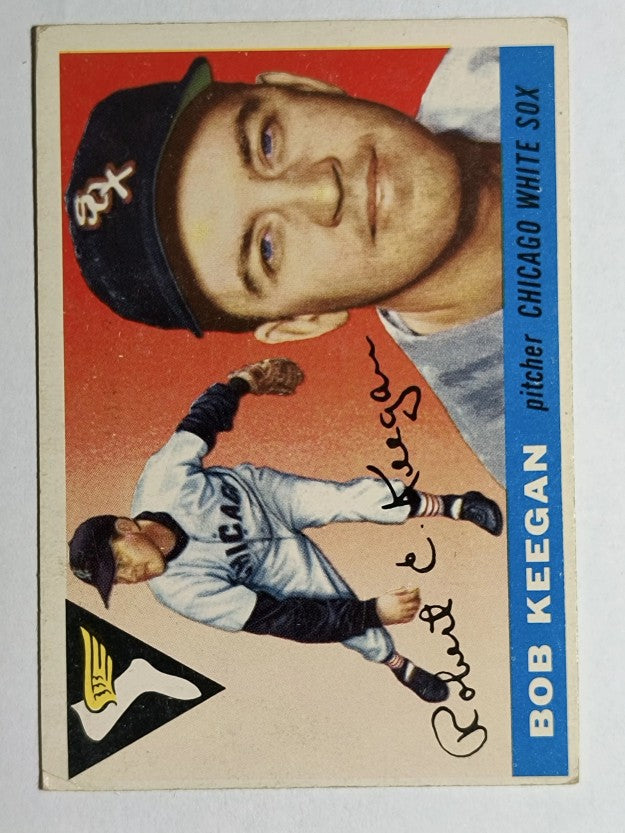 1955 Topps #10 Bob Keegan (VGEX)