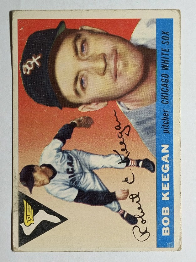 1955 Topps #10 Bob Keegan (VG)