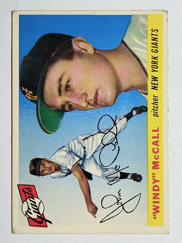 1955 Topps #42 John Windy McCall RC (VGEX)