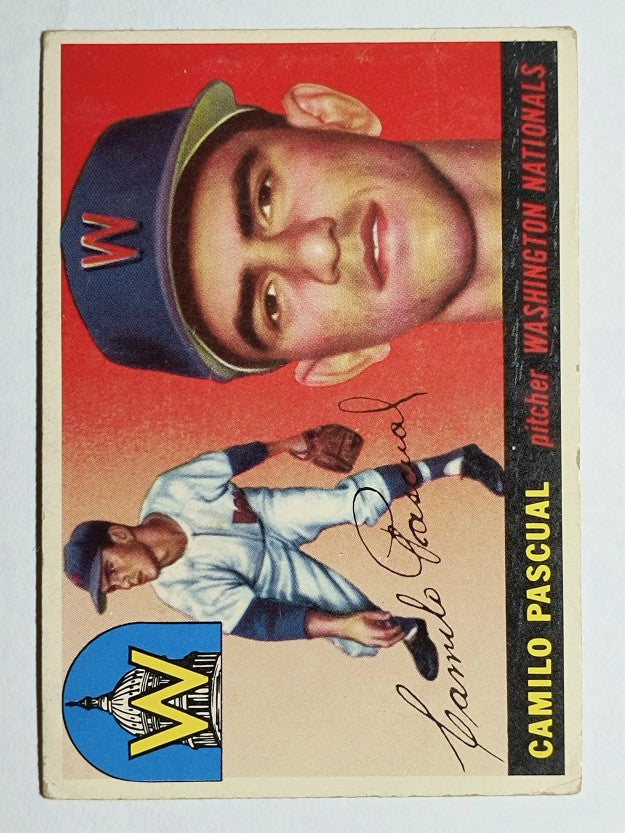 1955 Topps #84 Camilo Pascual RC (VGEX)