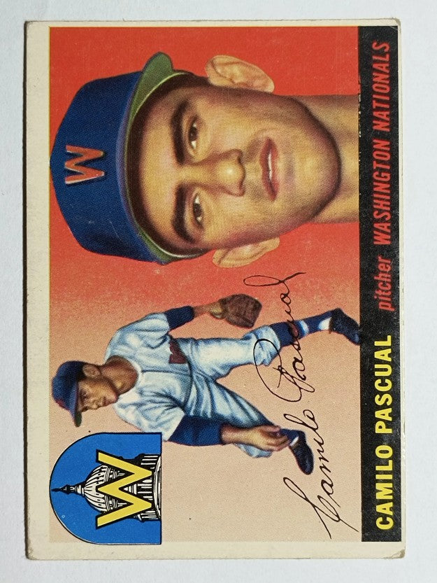 1955 Topps #84 Camilo Pascual RC (VG)