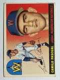 1955 Topps #84 Camilo Pascual RC (VG)