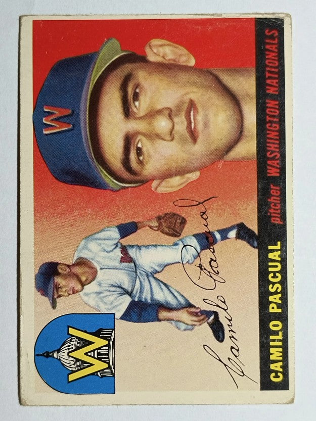 1955 Topps #84 Camilo Pascual RC (VG)