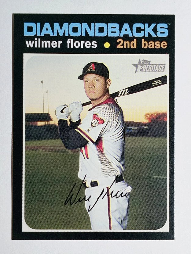 2020 Topps Heritage #274 Wilmer Flores