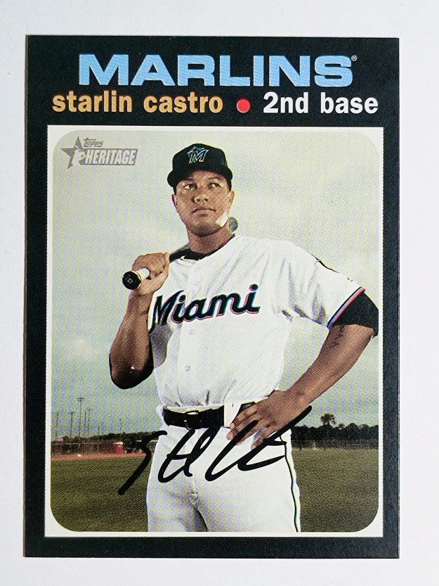 2020 Topps Heritage #279 Starlin Castro