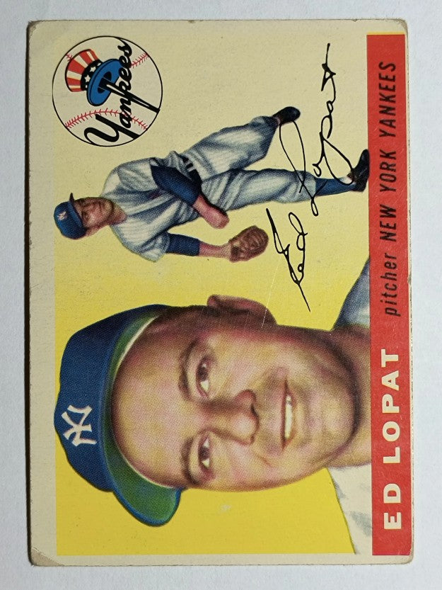 1955 Topps #109 Ed Lopat (VG)
