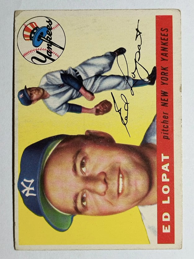 1955 Topps #109 Ed Lopat (VG)