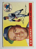 1955 Topps #109 Ed Lopat (VG)