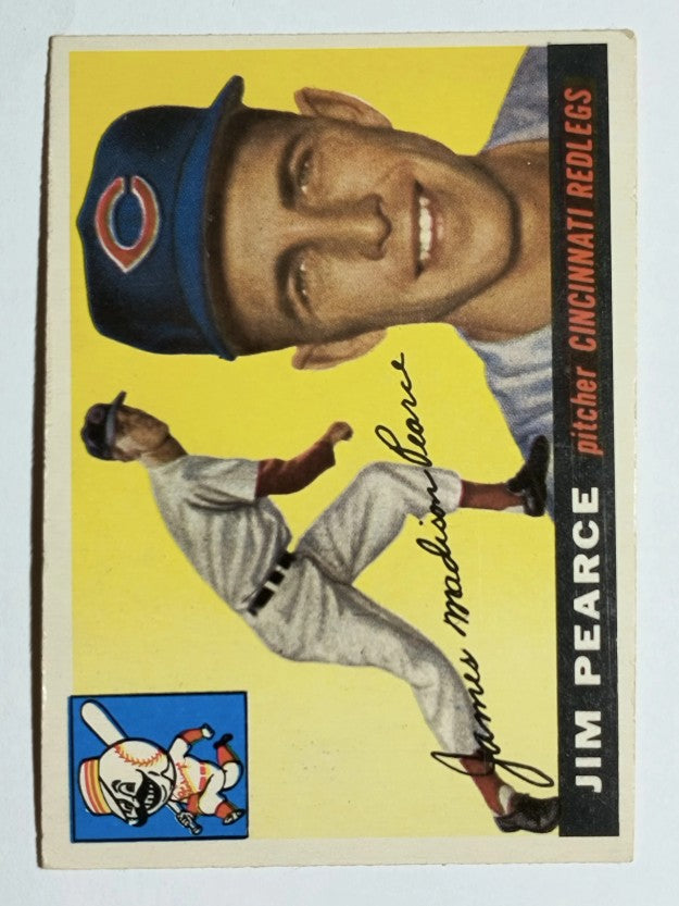1955 Topps #170 Jim Pearce RC (VGEX)