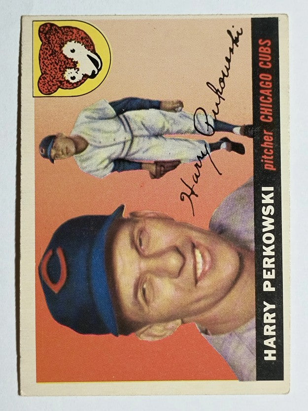 1955 Topps #184 Harry Perkowski (EX)