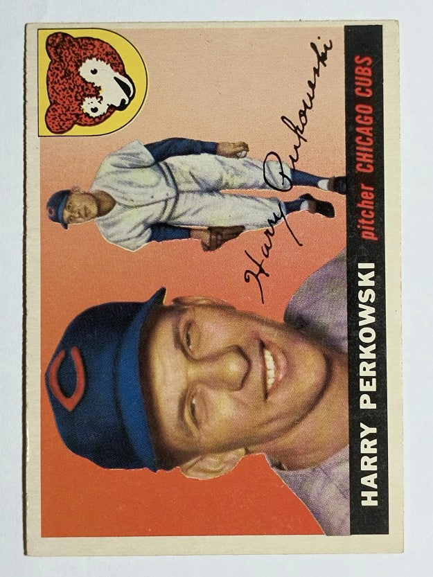 1955 Topps #184 Harry Perkowski (VGEX)