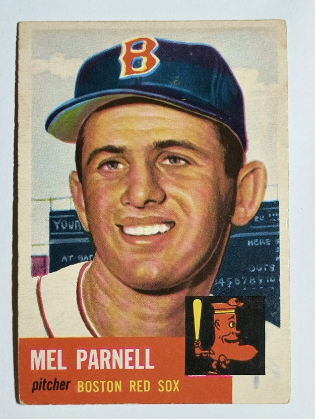 1953 Topps #19 Mel Parnell (EX)