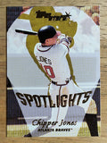2000 Topps Stars #158 Chipper Jones SPOT