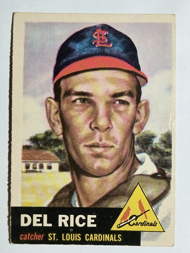 1953 Topps #68 Del Rice (VGEX)