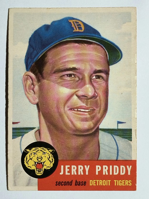 1953 Topps #113 Jerry Priddy (VGEX)
