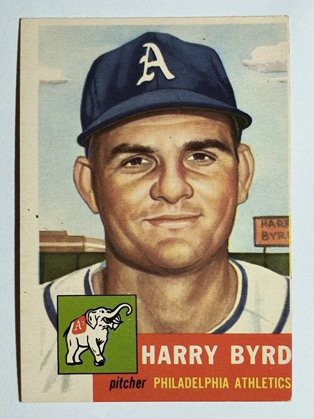 1953 Topps #131 Harry Byrd RC (VGEX)